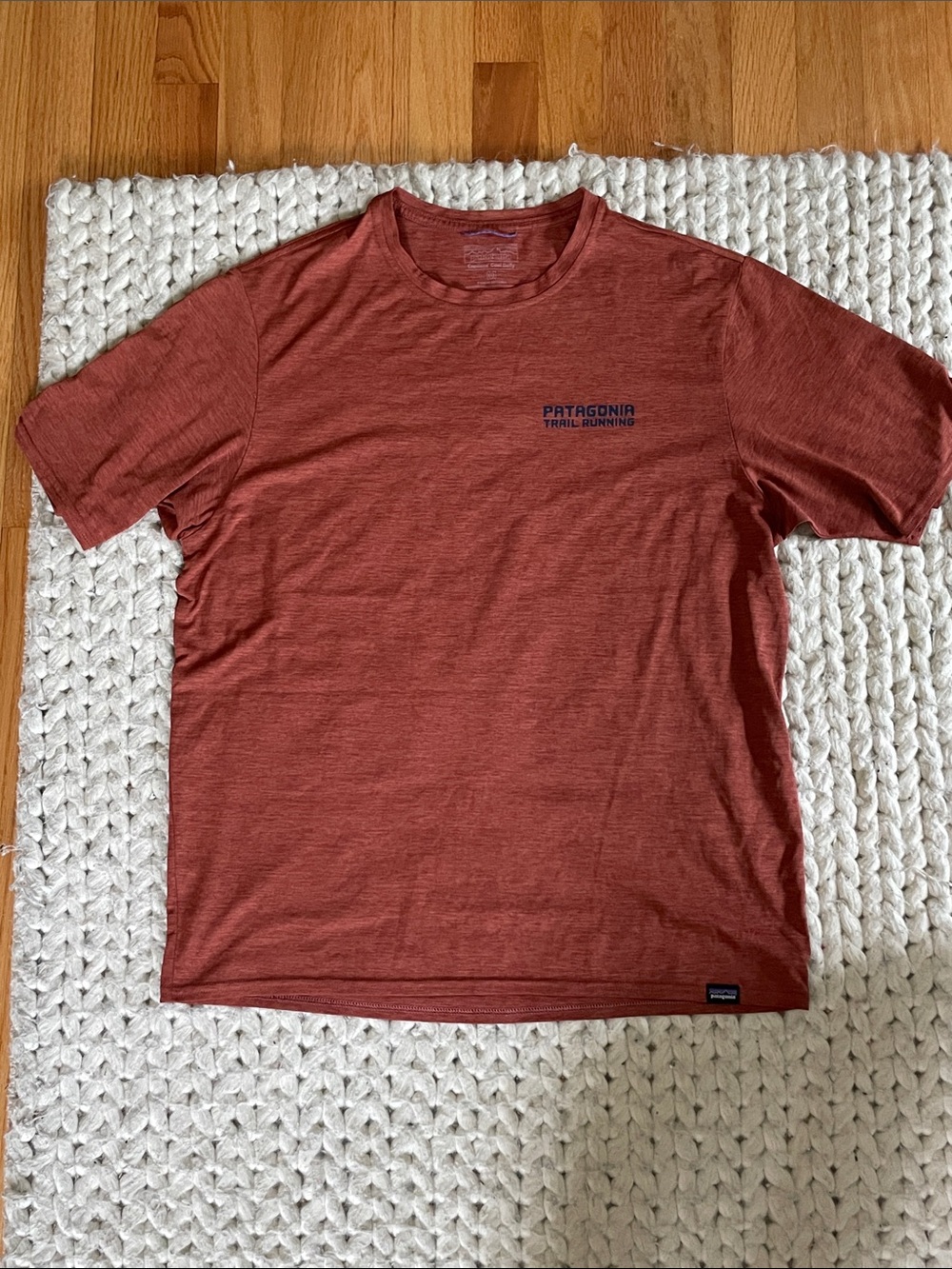 Patagonia Short Sleeve Crew T‑Shirt in Rust Red